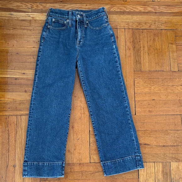 J. Crew Denim - J. Crew Dark Blue Slim Wide Leg Jeans